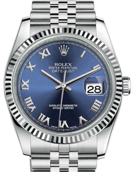 rolex 116234 blue dial wrist|rolex datejust 36mm 116234.